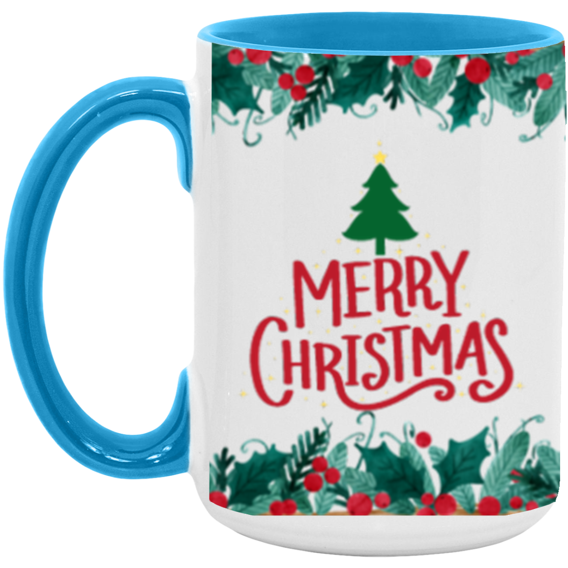 Merry Christmas | Two Tone | 6 Colors | Ceramic Mug