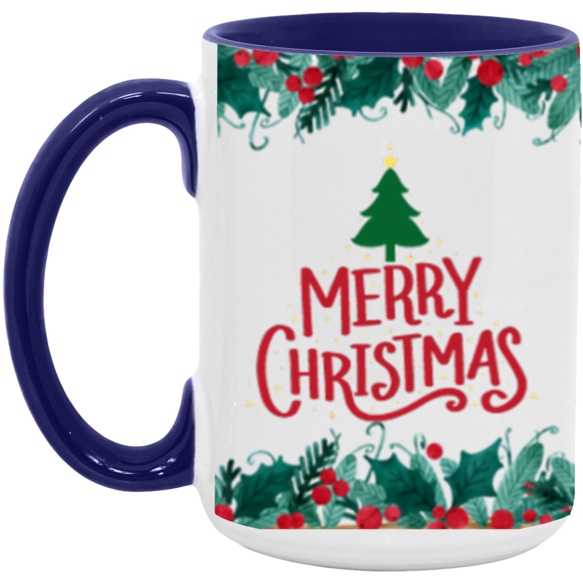 Merry Christmas | Two Tone | 6 Colors | Ceramic Mug