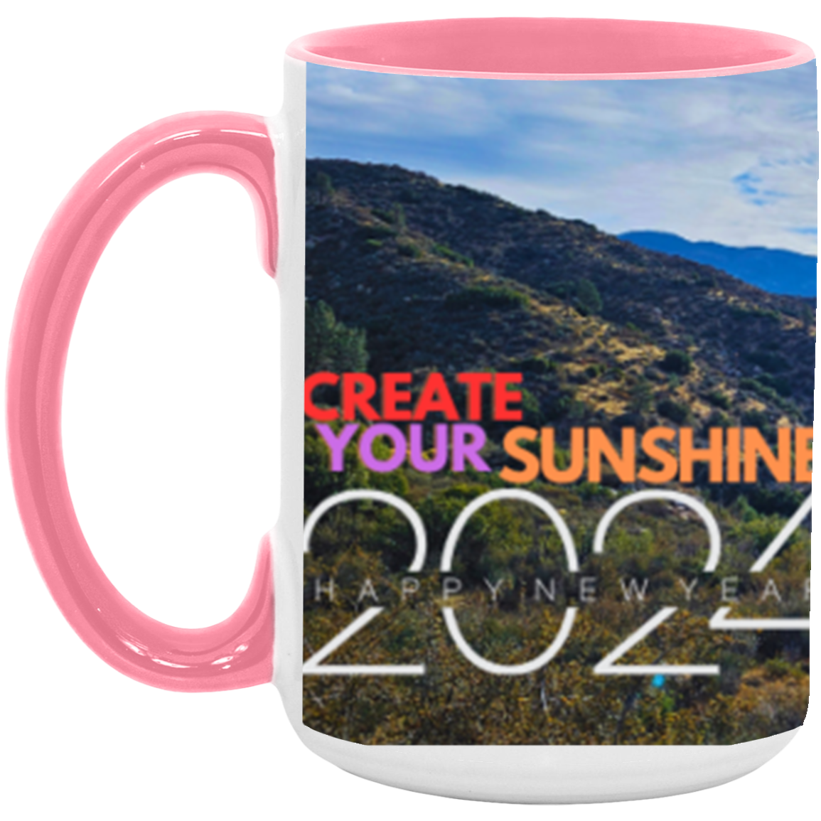 Create Your Sunshine | Two-tone | Wrap Around | 6 Colors | Accent Mug