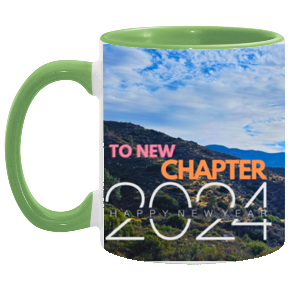 To New Chapter | Two-Tone | Wrap Around | 6 Colors | Mug