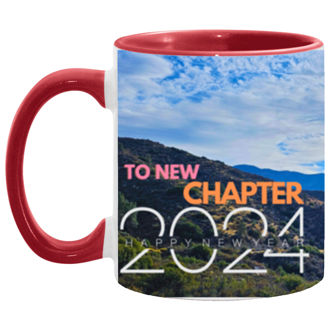 To New Chapter | Two-Tone | Wrap Around | 6 Colors | Mug