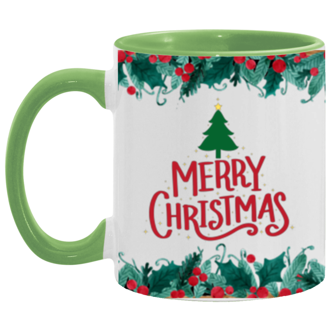 Merry Christmas | Two Tone | 6 Colors | Ceramic Mug