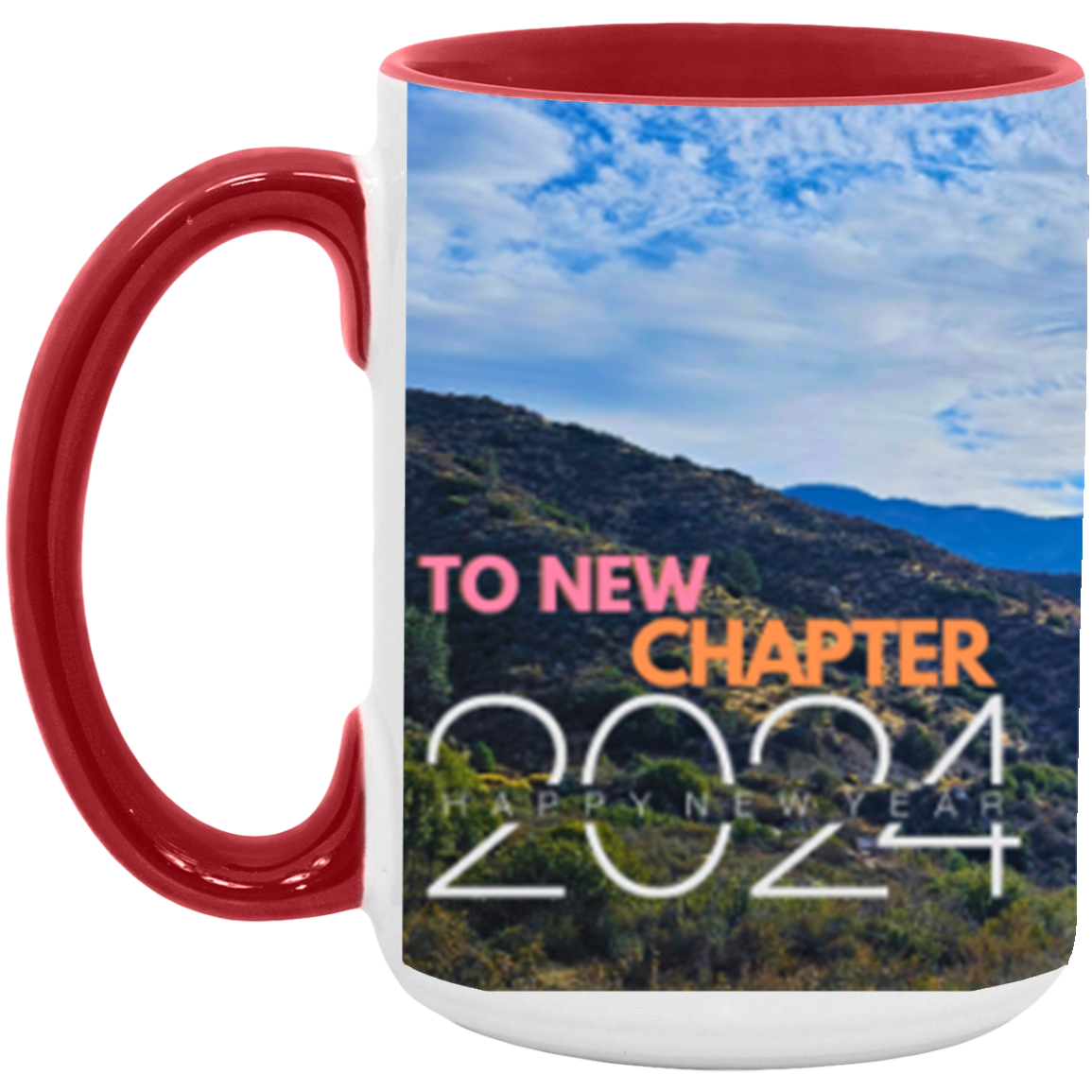 To New Chapter | Two-Tone | Wrap Around | 6 Colors | Mug