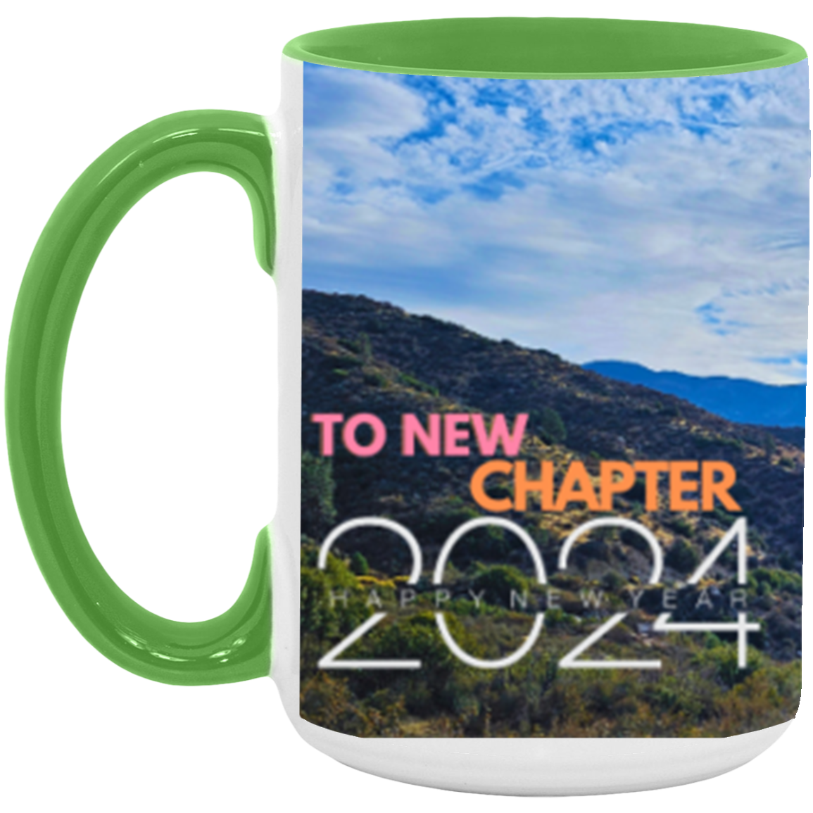 To New Chapter | Two-Tone | Wrap Around | 6 Colors | Mug