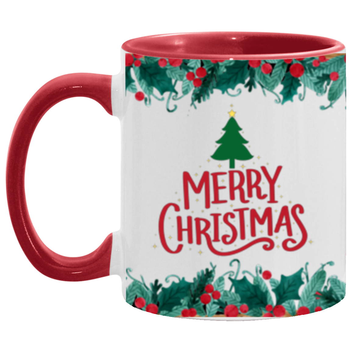 Merry Christmas | Two Tone | 6 Colors | Ceramic Mug