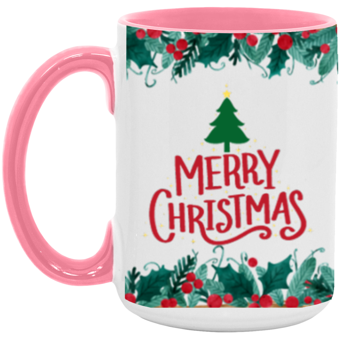 Merry Christmas | Two Tone | 6 Colors | Ceramic Mug