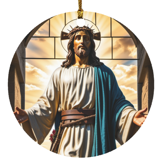 Jesus Christ Circle Ornament