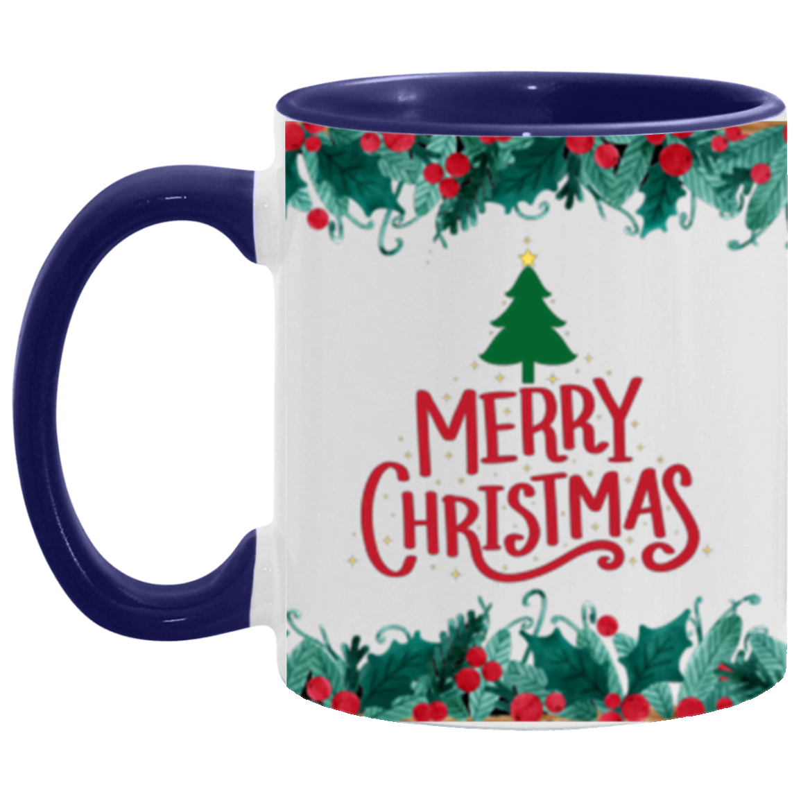 Merry Christmas | Two Tone | 6 Colors | Ceramic Mug