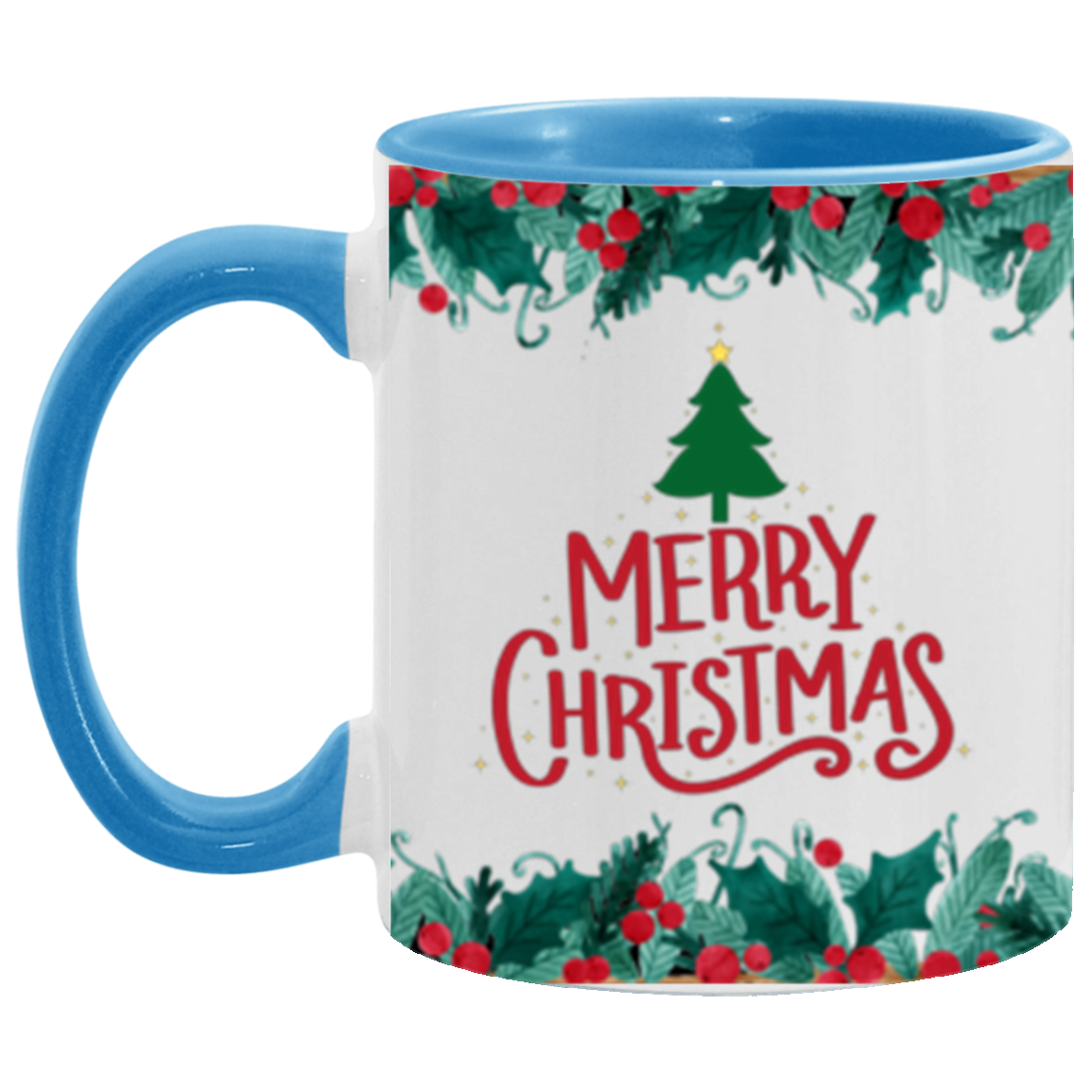 Merry Christmas | Two Tone | 6 Colors | Ceramic Mug