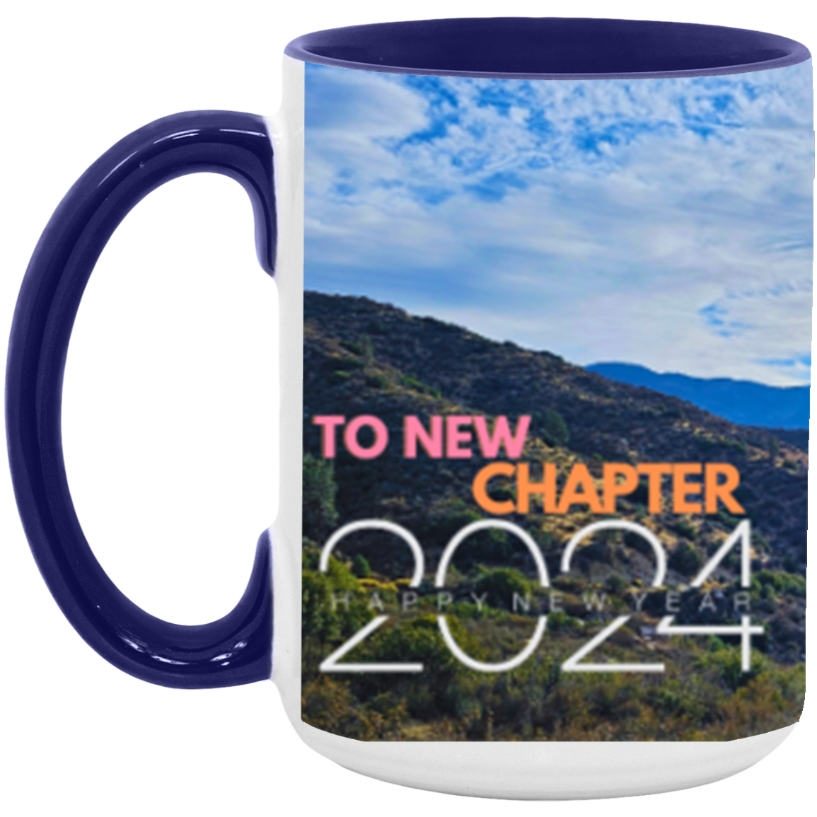 To New Chapter | Two-Tone | Wrap Around | 6 Colors | Mug