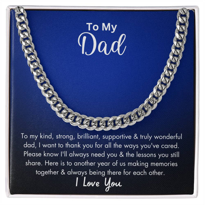To My Dad | Cuban Link Chain
