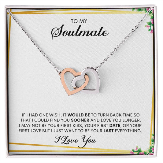 To My Soulmate |  Interlocking Hearts