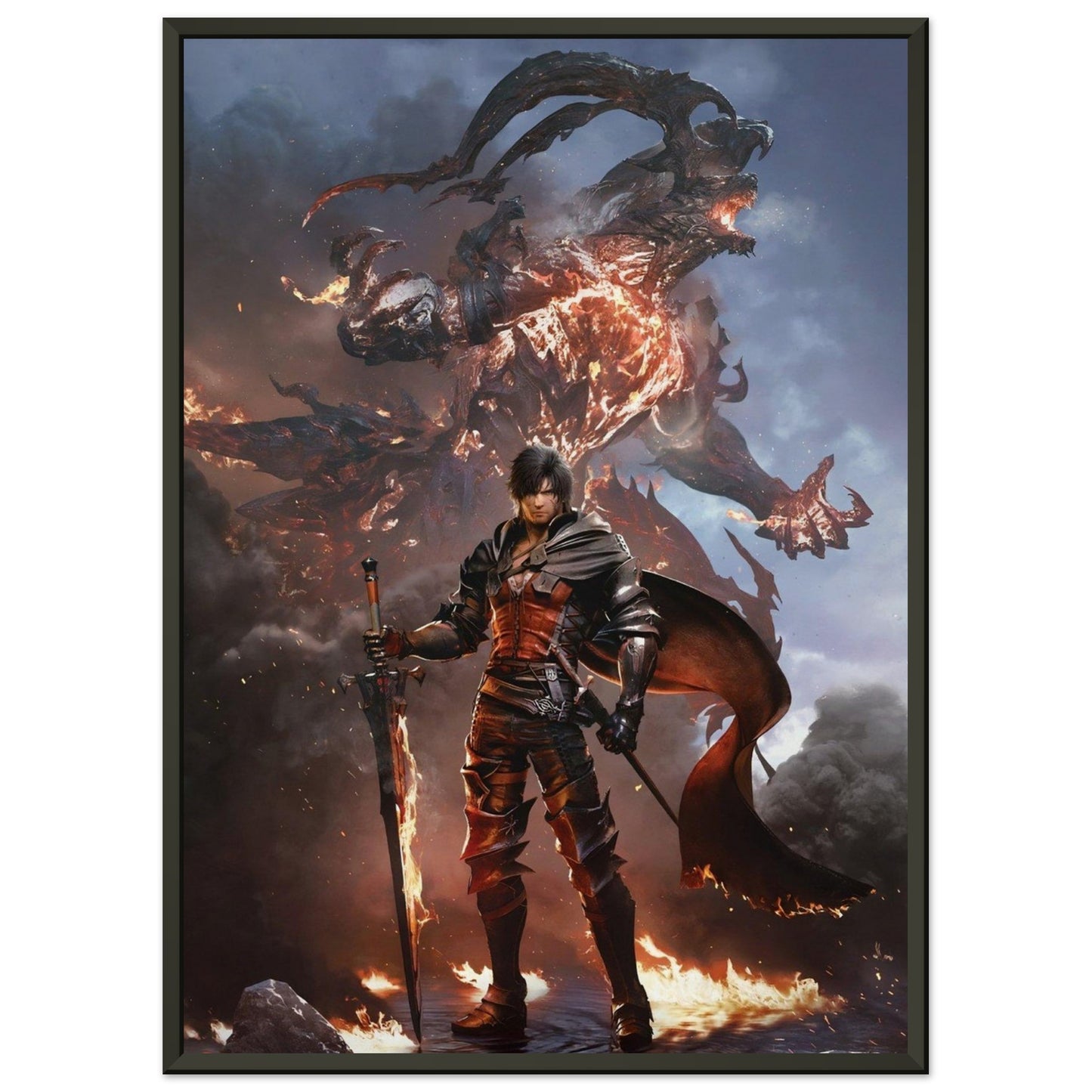 FFXVI Museum-Quality Matte Paper Metal Framed Poster