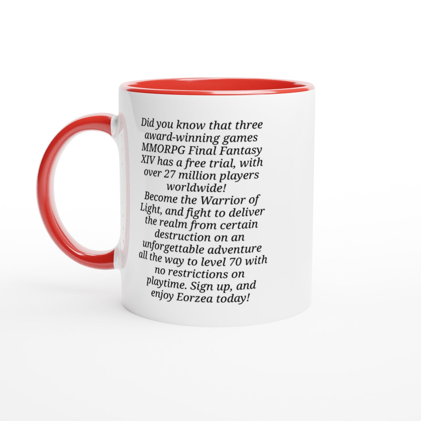 Final Fantasy XIV Trial Invite | Two-tone | 6 Colors | Mug