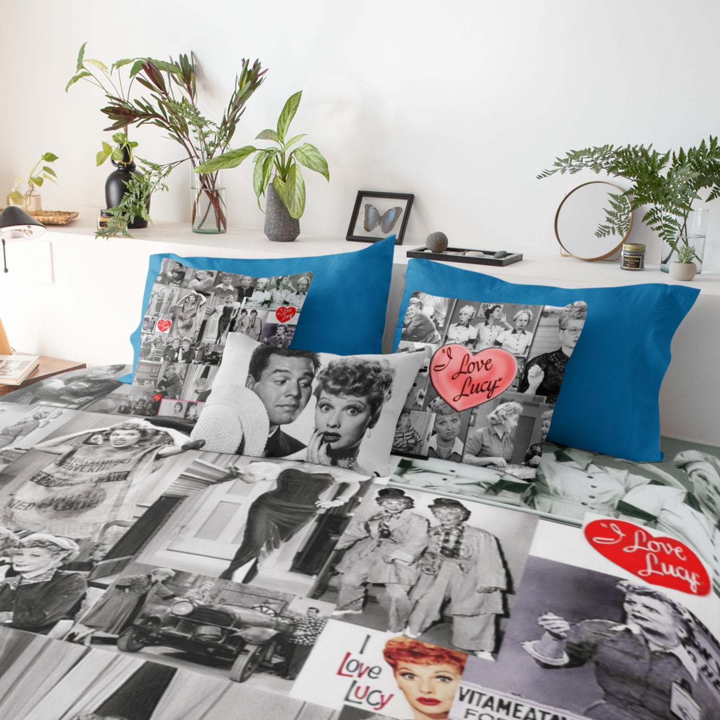 I Love Lucy Spun Polyester Square Pillow