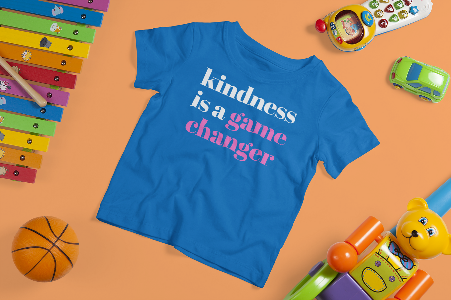 Kindness Is A Game Changer Kids Heavy Cotton™ Tee