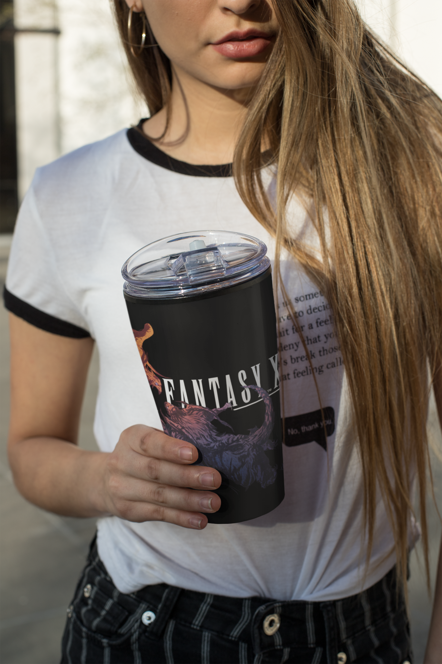 Final Fantasy XVI Logo Tumbler 20oz | Travel Mug | Game Mug